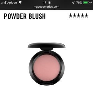 MAC sheer tone blush in the color blush-baby